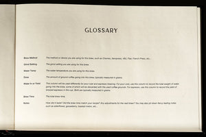 The Coffee Brewer's Logbook