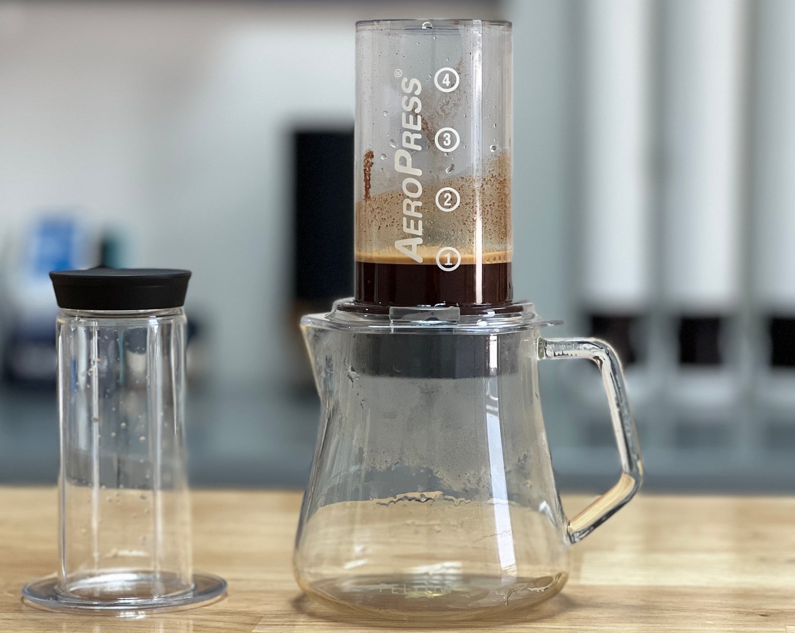 Hacea AeroPress "Prismo Shot" recipe Hacea Coffee Source